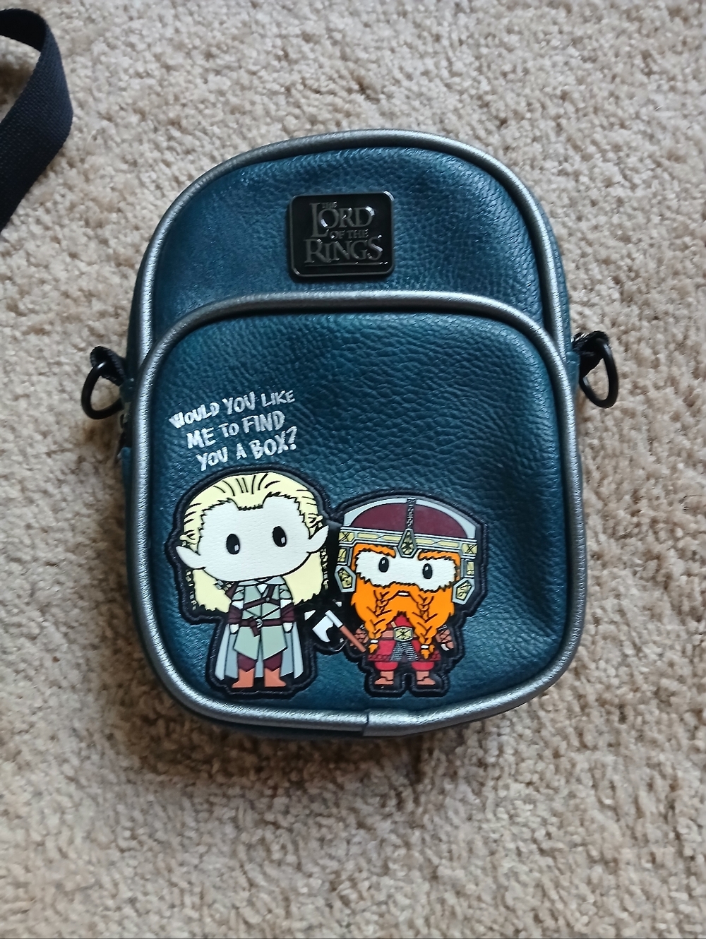 Legolas And Gimli Chibi Crossbody Bag